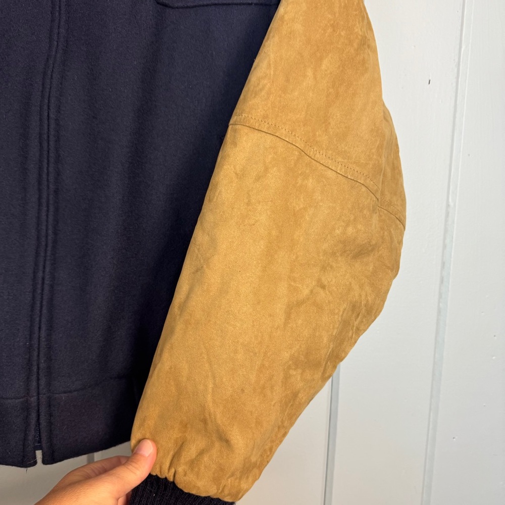 Vtg Cripple‎ Creek Rodeo Letterman Leather Varstiy Jacket Mens medium Made USA - Picture 9 of 16